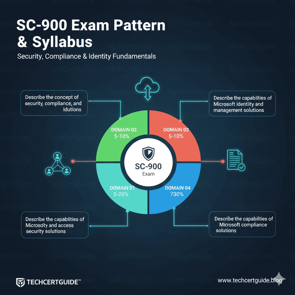 SC-900 exam pattern syllabus modules and weightage explained